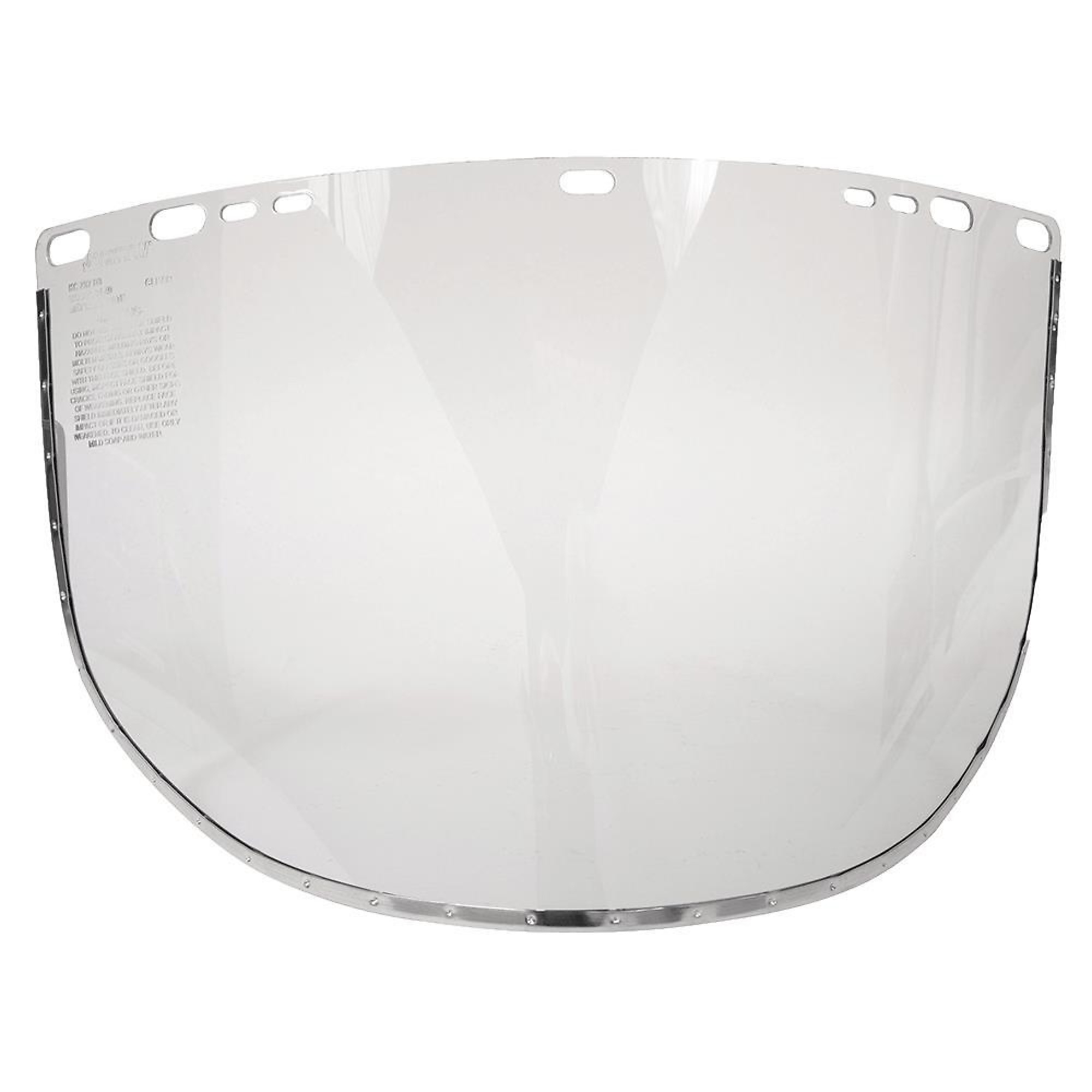 Jackson Safety® - Replacement Windows for F30 Acetate Face Shields - Clear - 9" x 15.5" X.040" - D Shaped - Bound - Model # 29079